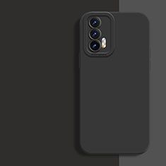 Ultra-thin Silicone Gel Soft Case 360 Degrees Cover for Realme Q3 Pro 5G Black