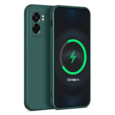 Ultra-thin Silicone Gel Soft Case 360 Degrees Cover for Realme Q5i 5G Midnight Green