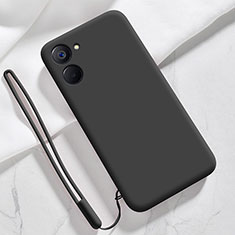 Ultra-thin Silicone Gel Soft Case 360 Degrees Cover for Realme V30 5G Black