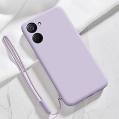 Ultra-thin Silicone Gel Soft Case 360 Degrees Cover for Realme V30 5G Clove Purple