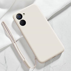 Ultra-thin Silicone Gel Soft Case 360 Degrees Cover for Realme V30 5G White