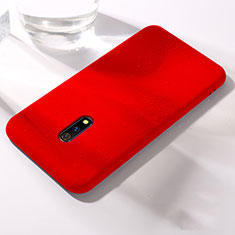 Ultra-thin Silicone Gel Soft Case 360 Degrees Cover for Realme X Red