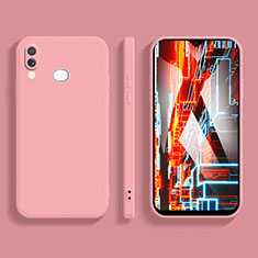 Ultra-thin Silicone Gel Soft Case 360 Degrees Cover for Samsung Galaxy A10s Pink