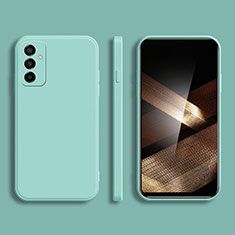 Ultra-thin Silicone Gel Soft Case 360 Degrees Cover for Samsung Galaxy A15 4G Cyan