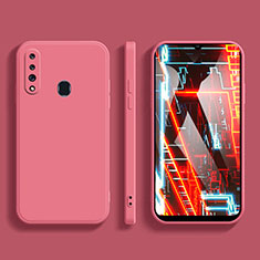 Ultra-thin Silicone Gel Soft Case 360 Degrees Cover for Samsung Galaxy A40s Hot Pink