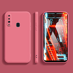Ultra-thin Silicone Gel Soft Case 360 Degrees Cover for Samsung Galaxy A70E Hot Pink