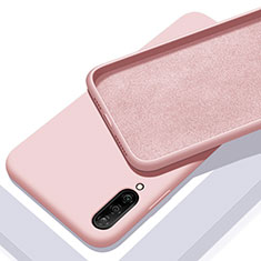 Ultra-thin Silicone Gel Soft Case 360 Degrees Cover for Samsung Galaxy A70S Rose Gold