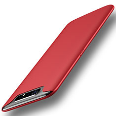 Ultra-thin Silicone Gel Soft Case 360 Degrees Cover for Samsung Galaxy A80 Red