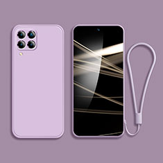 Ultra-thin Silicone Gel Soft Case 360 Degrees Cover for Samsung Galaxy M32 4G Clove Purple