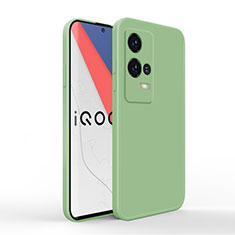 Ultra-thin Silicone Gel Soft Case 360 Degrees Cover for Vivo iQOO 8 Pro 5G Green