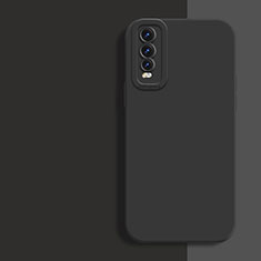 Ultra-thin Silicone Gel Soft Case 360 Degrees Cover for Vivo iQOO U1 Black