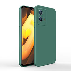 Ultra-thin Silicone Gel Soft Case 360 Degrees Cover for Vivo iQOO U5 5G Midnight Green