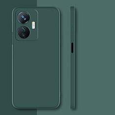 Ultra-thin Silicone Gel Soft Case 360 Degrees Cover for Vivo iQOO Z6 Lite 5G Midnight Green