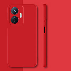 Ultra-thin Silicone Gel Soft Case 360 Degrees Cover for Vivo iQOO Z6 Lite 5G Red