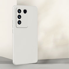 Ultra-thin Silicone Gel Soft Case 360 Degrees Cover for Vivo V27e 5G White