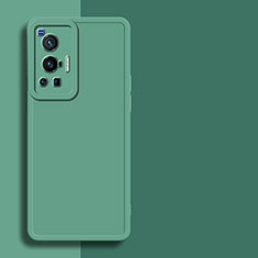 Ultra-thin Silicone Gel Soft Case 360 Degrees Cover for Vivo X70 Pro 5G Green