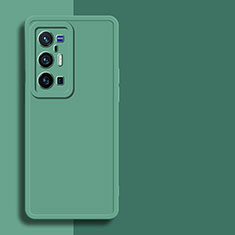 Ultra-thin Silicone Gel Soft Case 360 Degrees Cover for Vivo X70 Pro+ Plus 5G Midnight Green