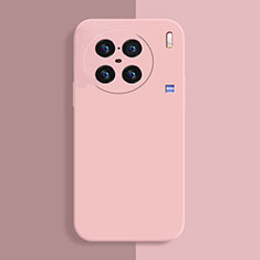 Ultra-thin Silicone Gel Soft Case 360 Degrees Cover for Vivo X90 Pro+ Plus 5G Pink