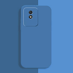 Ultra-thin Silicone Gel Soft Case 360 Degrees Cover for Vivo Y02A Blue