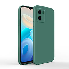 Ultra-thin Silicone Gel Soft Case 360 Degrees Cover for Vivo Y10 t1 Midnight Green