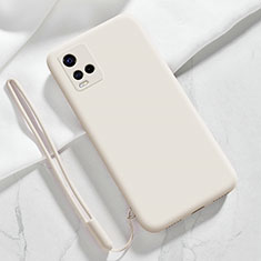 Ultra-thin Silicone Gel Soft Case 360 Degrees Cover for Vivo Y21e White