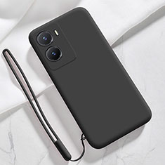 Ultra-thin Silicone Gel Soft Case 360 Degrees Cover for Vivo Y35 5G Black