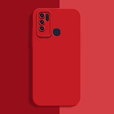 Ultra-thin Silicone Gel Soft Case 360 Degrees Cover for Vivo Y50 Red