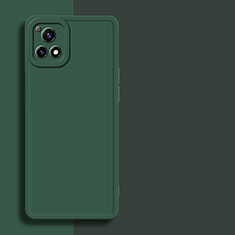 Ultra-thin Silicone Gel Soft Case 360 Degrees Cover for Vivo Y52s t1 5G Midnight Green