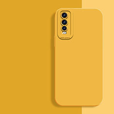 Ultra-thin Silicone Gel Soft Case 360 Degrees Cover for Vivo Y70S 5G Yellow