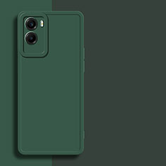 Ultra-thin Silicone Gel Soft Case 360 Degrees Cover for Vivo Y72t Midnight Green