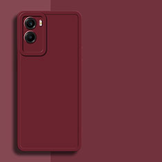 Ultra-thin Silicone Gel Soft Case 360 Degrees Cover for Vivo Y72t Red