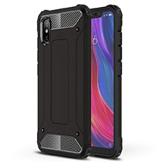 Ultra-thin Silicone Gel Soft Case 360 Degrees Cover for Xiaomi Mi 8 Pro Global Version Black