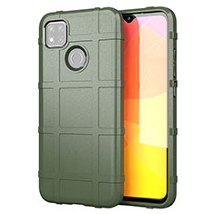 Ultra-thin Silicone Gel Soft Case 360 Degrees Cover for Xiaomi Redmi 10A 4G Army green