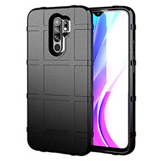 Ultra-thin Silicone Gel Soft Case 360 Degrees Cover for Xiaomi Redmi 9 Black