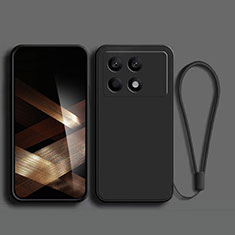 Ultra-thin Silicone Gel Soft Case 360 Degrees Cover for Xiaomi Redmi K70 5G Black