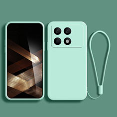 Ultra-thin Silicone Gel Soft Case 360 Degrees Cover for Xiaomi Redmi K70 5G Cyan