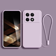 Ultra-thin Silicone Gel Soft Case 360 Degrees Cover for Xiaomi Redmi K70 Pro 5G Purple