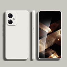 Ultra-thin Silicone Gel Soft Case 360 Degrees Cover for Xiaomi Redmi Note 12R Pro 5G White