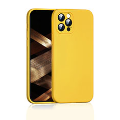 Ultra-thin Silicone Gel Soft Case 360 Degrees Cover G01 for Apple iPhone 14 Pro Max Yellow