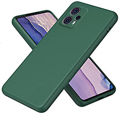 Ultra-thin Silicone Gel Soft Case 360 Degrees Cover H01P for Motorola Moto G13 Green