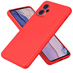 Ultra-thin Silicone Gel Soft Case 360 Degrees Cover H01P for Motorola Moto G13 Red