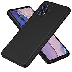 Ultra-thin Silicone Gel Soft Case 360 Degrees Cover H01P for Motorola Moto G23 Black