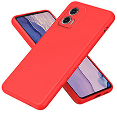Ultra-thin Silicone Gel Soft Case 360 Degrees Cover H01P for Motorola Moto G73 5G Red