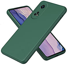 Ultra-thin Silicone Gel Soft Case 360 Degrees Cover H01P for Oppo Reno8 T 4G Green