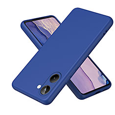 Ultra-thin Silicone Gel Soft Case 360 Degrees Cover H01P for Realme 10 4G Blue