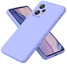 Ultra-thin Silicone Gel Soft Case 360 Degrees Cover H01P for Realme 9 4G Purple