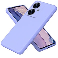 Ultra-thin Silicone Gel Soft Case 360 Degrees Cover H01P for Realme Narzo N55 Clove Purple