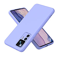 Ultra-thin Silicone Gel Soft Case 360 Degrees Cover H01P for Xiaomi Mi 12T 5G Purple