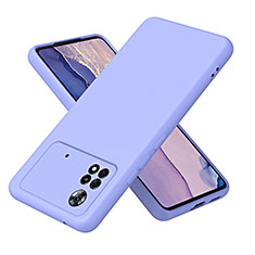 Ultra-thin Silicone Gel Soft Case 360 Degrees Cover H01P for Xiaomi Poco X4 Pro 5G Purple