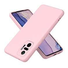 Ultra-thin Silicone Gel Soft Case 360 Degrees Cover H01P for Xiaomi Redmi Note 10 Pro 4G Rose Gold